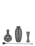 Viski - Gunmetal Mixologist Barware Set By Viski&reg; - &Scaron;eikerid ja kokteilin&otilde;ud - ONE SIZE