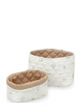 Cam Cam Copenhagen - Quilted Storage Basket, Set Of Two - Ocs - Rowan - Hoiukorvid - ONE SIZE