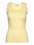Rosemunde - Rwbabette Silk Sl U-Neck Long Lace - Varrukateta - XS
