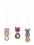 Kid's Concept - Baby Gym Figures Wood Edvin - Tegelusmatid - ONE SIZE