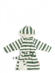Done By Deer - Bathrobe Gots Stripes Green 1-2Y - Hommikumantlid - LENGTH:50CM