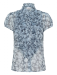 Saint Tropez - Liljasz Crinkle Ss Shirt - L&uuml;hikeste varrukatega - L