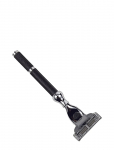 Parker - Parker 42M - Black & Chrome Mach 3 Compatible Handle Razor - Pardlid - ONE SIZE