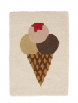 OYOY MINI - Ice Cream Tufted Miniature Rug / Wallhanger - Kandilised vaibad - 65X45CM