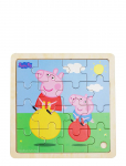 Barbo Toys - Peppa Pig - Wooden Puzzle &ndash; Bouncy Ball - Puidust pusled - ONE SIZE