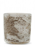 Jakobsdals - Candle Holder - Ambra L - Teek&uuml;&uuml;nlajalad - 8X8X8CM