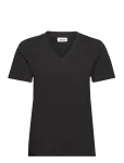 Boozt Merchandise - T-Shirt V-Neck - L&uuml;hikeste varrukatega - L