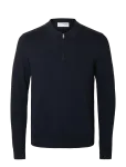 Selected - Slhberg Ls Half Zip Polo Noos - Poolpika lukuga džemprid - S