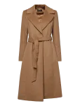 Lauren Ralph Lauren - Belted Wool-Blend Wrap Coat - Villased mantlid - 34