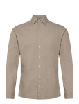 Lindbergh - Soft Indigo Stretch Shirt L/S - Teksas&auml;rgid - XXL
