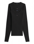 Tommy Jeans - Tjw 2Pack Slim Essential Rib Ls - Pikkade varrukatega - XL