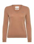 GANT - Extrafine Lambswool Blend V-Neck - Džemprid - XS