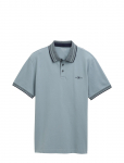 Tom Tailor - Polo With Print - L&uuml;hikeste varrukatega - L