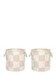 OYOY Living Design - Chess Storage Basket Medium - Set Of 2 - Hoiukorvid - ONE SIZE