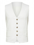Lindbergh - Cotton Linen Waistcoat - Vestid - L