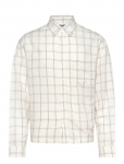 Weekday - Oversized Boxy Linen Shirt - Ruudulised s&auml;rgid - XL
