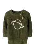 Lil'Atelier - Nbmemlen Emb Ls Knit Lil - Pulloverid - 74