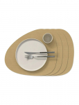 LIND DNA - 4-Set Table Mat Curve L Corduroy - Lauamatid - 37X44CM