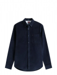 Tommy Jeans - Tjm Reg Baby Cord Shirt Ext - Velvets&auml;rgid - XXL
