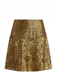 Lauren Ralph Lauren - Sequined Mesh A-Line Miniskirt - L&uuml;hikesed seelikud - 40