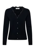 Rosemunde - Rwlaica Cashmere Ls V-Neck Lace Cardigan - Kardiganid - L