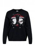 ONLY Carmakoma - Carxmas Shine Ls Oneck Knt - Džemprid - 50-52