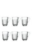 La Roch&eacute;re - Krus Med Hank Til Varme Drikke - 6 Glas - Teetassid - 40 CL