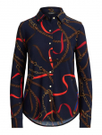 Lauren Ralph Lauren - Slim Fit Belting-Print Jersey Shirt - Pikkade varrukatega - S
