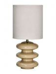 House Doctor - Bordlampe, Hdstep, L, R&aring;hvid - Laualambid - ONE SIZE