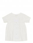Huttelihut - Dress Ss Embroidery - L&uuml;hikeste varrukatega vabaajakleidid - 80