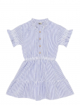 Daily 7 - Dress Stripe Ruffle - L&uuml;hikeste varrukatega vabaajakleidid - 140