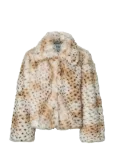 Pieces - Pcplush Short Fluffy Jacket - Kunstkarusnahk - M