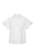 Coster Copenhagen - Shirt With Ruffle Sleeves - L&uuml;hikeste varrukatega - 38