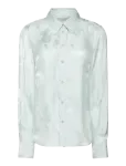 Calvin Klein - Viscose Jacquard Slim Shirt - Pikkade varrukatega - S