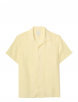 Calvin Klein - Ss Camp Collar Solid Linen Class - L&uuml;hikeste varrukatega s&auml;rgid - XL