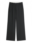 Tommy Hilfiger - Wool Blend Check Hw Wideleg Pant - Lai jalg - 32