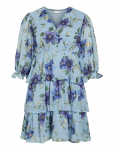 Vila - Vimagnolia 3/4 -Neck Short Dress/Dc/Ka - L&uuml;hikesed kleidid - 44