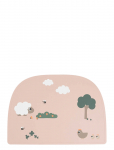 Done By Deer - Silicone Placemat Tiny Farm Powder - Beebide lauamatid - 38X 26.5CM