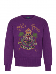Polo Ralph Lauren - Embroidered Cotton Sweater - &Uuml;mara kaelusega - L