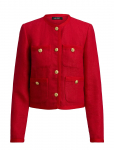 Lauren Ralph Lauren - Linen Herringbone Cropped Jacket - Kerged suvejakid - 36