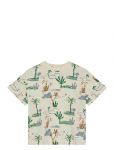 En Fant - T-Shirt Ss Slub Aop - L&uuml;hikeste varrukatega - 134