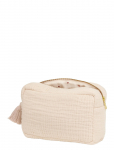 Cam Cam Copenhagen - Muslin Toiletry Bag - Ocs - Shell - Tualett-tarvete kotid - ONE SIZE