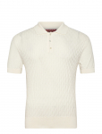 Baracuta - Pattern Stitch Ss Polo - L&uuml;hikeste varrukatega kootud polos&auml;rgid - L