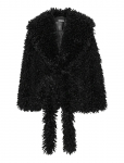 ROTATE - Faux Fur Belted Jacket - Kunstkarusnahk - L/XL