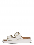FitFlop - Gen-Ff Buckle Two-Bar Leather Slides - Platvormsandaalid - 42