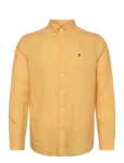 Morris - Douglas Linen Shirt-Classic Fit - Linased s&auml;rgid - M