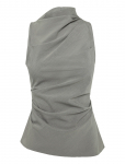 Weekday - Asymmetric Sleeveless Suiting Top - Varrukateta - 40