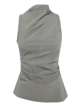 Weekday - Asymmetric Sleeveless Suiting Top - Varrukateta - 40