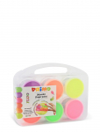 Primo - Fingerpaint 6 Pots - Neon - V&auml;rvid - ONE SIZE