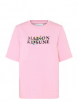 Maison Kitsune - Maison Kitsune Flowers Comfort Tee-Shirt - L&uuml;hikeste varrukatega - XL